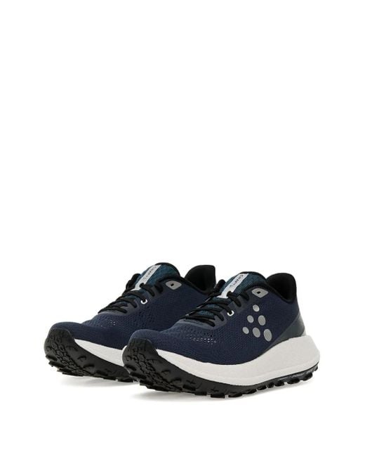 C.r.a.f.t Blue Xplor Panelled Trainers for men