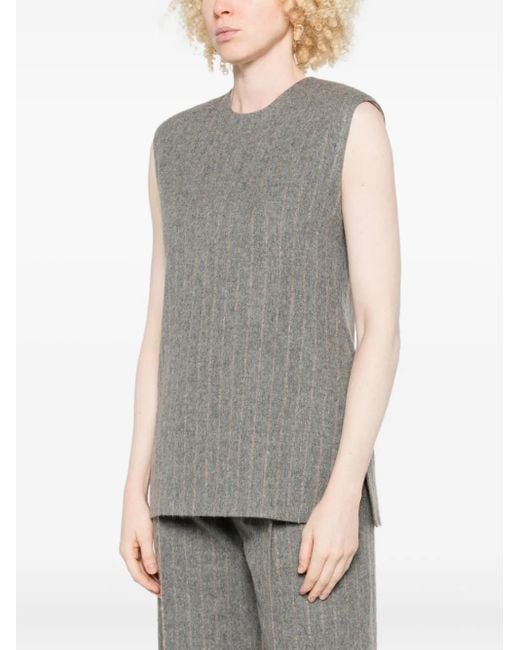 Carven Gray Tops