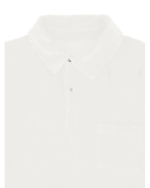 Fortela White Missourim Polo Shirt for men