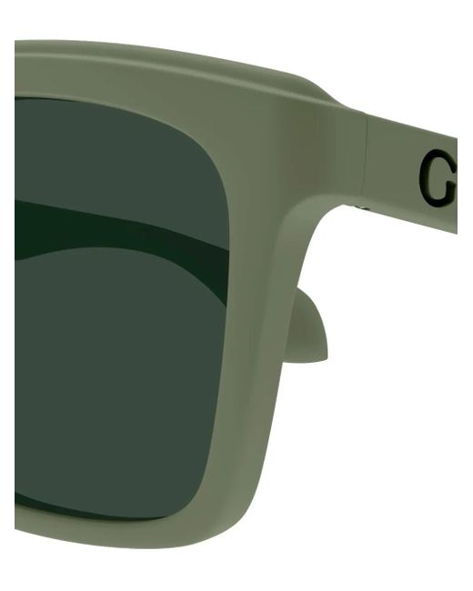 Gucci Green Square-Frame Sunglasses