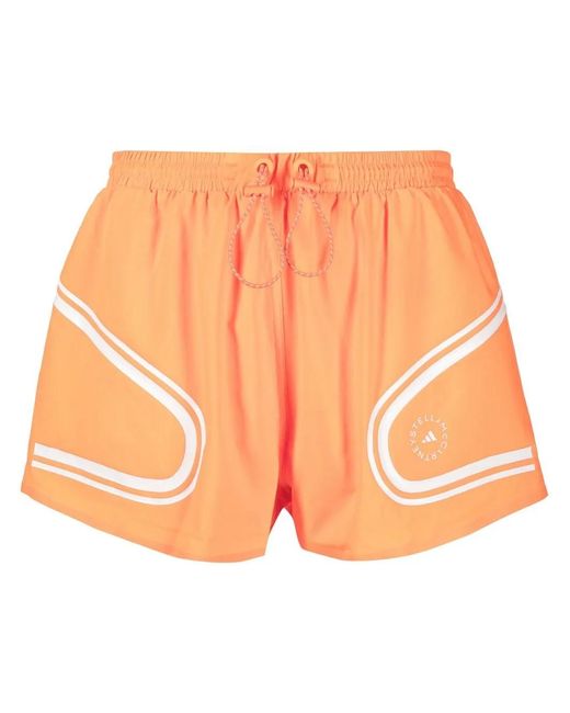 Adidas By Stella McCartney Orange Truepace Running Shorts