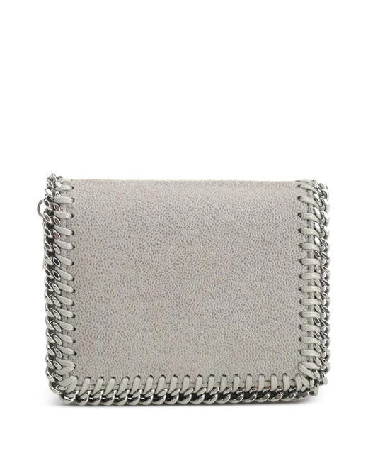 Stella McCartney Gray Falabella Chain Wallet