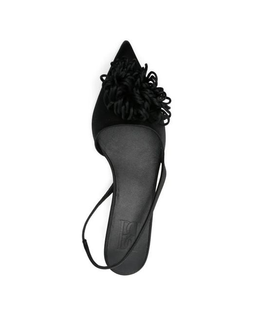 By Malene Birger Black Slingback Pumps