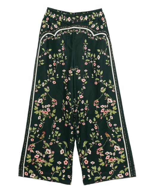 Agua Bendita Green Tota Mosquetero Trousers