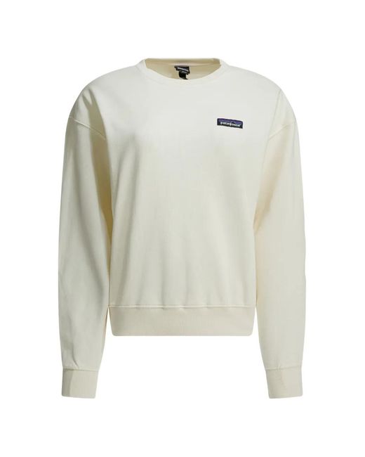 Patagonia White Crewneck Sweatshirt