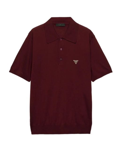 Polo di Prada in Red da Uomo