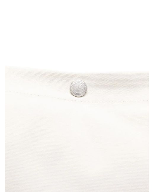 A.P.C. White Journal Shoulder Bag