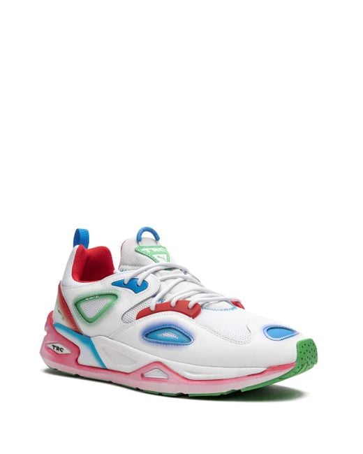 PUMA White Trc Blaze Krypton Sneakers