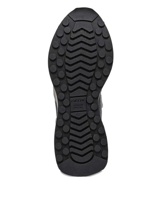 Geox スエードレザーパネル スニーカー White