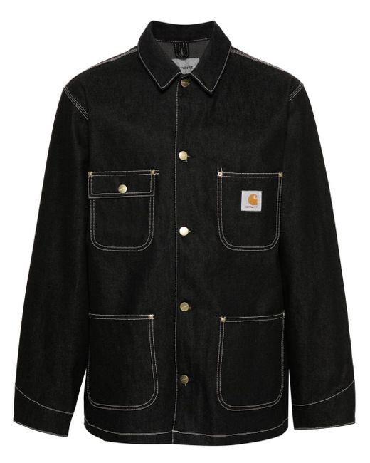 Carhartt black hotsell denim jacket