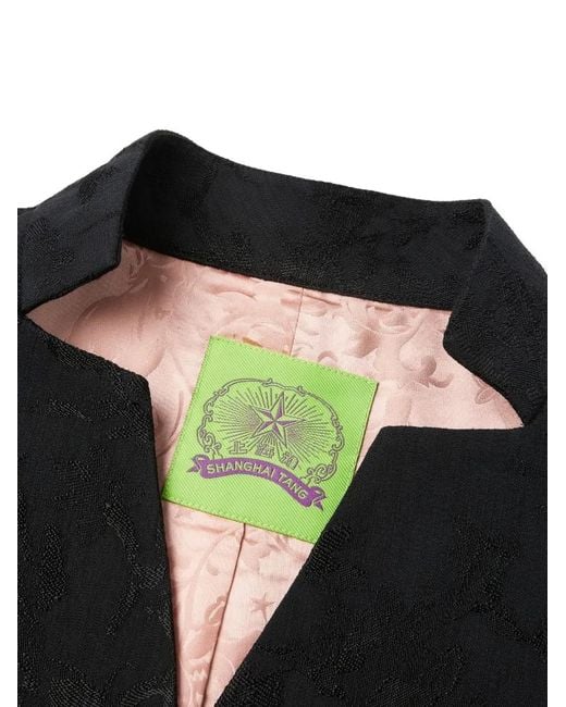 Shanghai Tang Black Knotted Tang Jacket