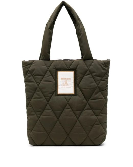 Barbour Black Bag With Logo