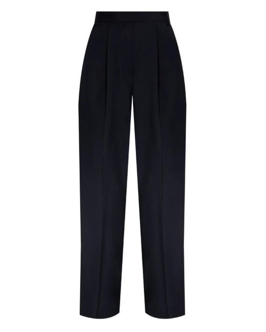Officine Generale Broek Met Geplooide Voorkant in het Blue