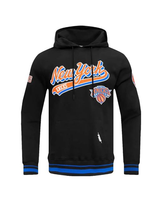 Stadium Goods Black X New York Knicks Script Tail Hoodie for men