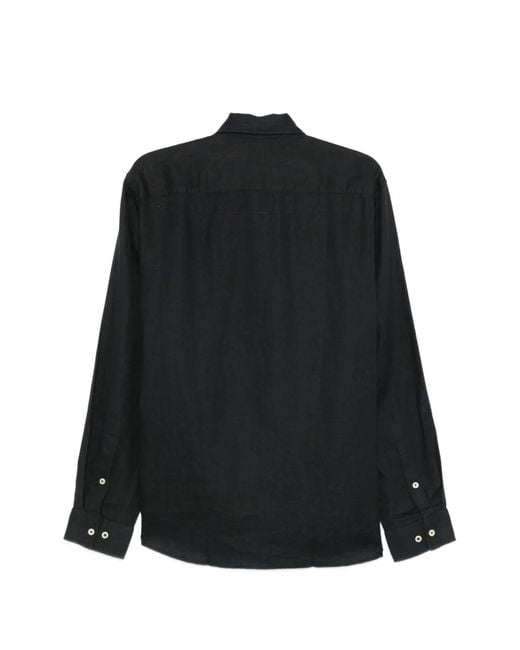 Marc O' Polo Black Patch-Pocket Shirt for men