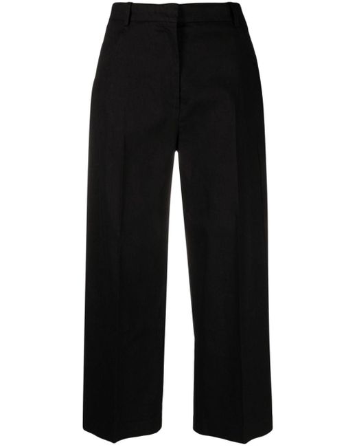 Pantalones rectos estilo capri Pinko de color Black