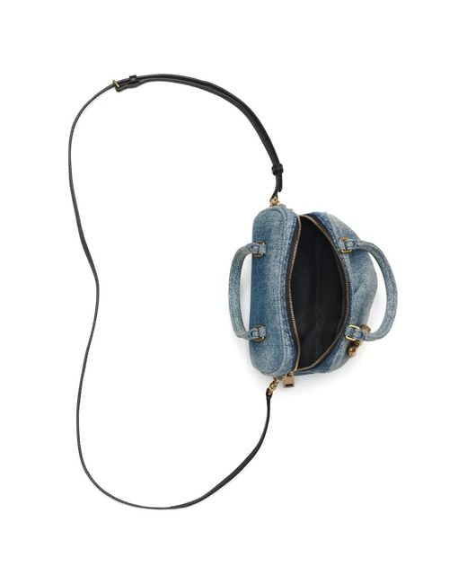 Marc Jacobs Blue Mini The Wave Denim Crossbody Bag