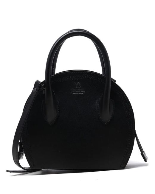 Y's Yohji Yamamoto Black Leather Cross Body Bag