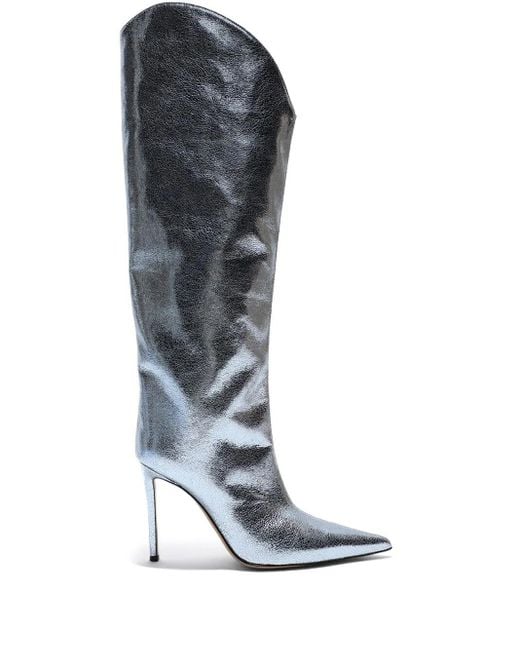 Alexandre Vauthier White Alex 105Mm Knee-High Boots