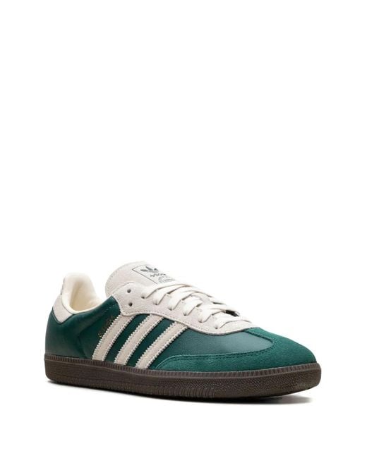 Adidas Green Samba Og "Collegiate/Cream/Gum" Sneakers for men