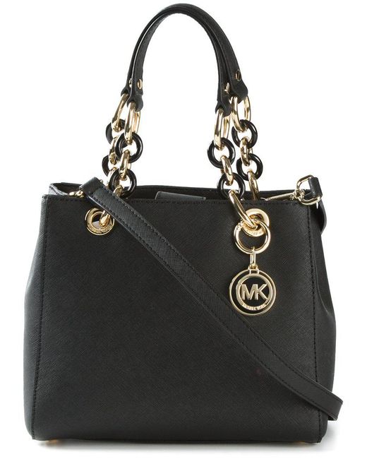 Petit sac porté épaule "Cynthia" MICHAEL Michael Kors en coloris Black