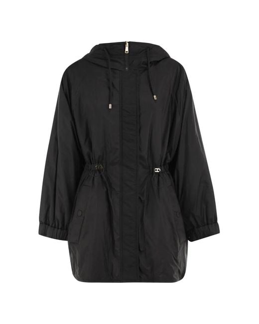 Weekend by Maxmara Black Reversible Hooded Parka