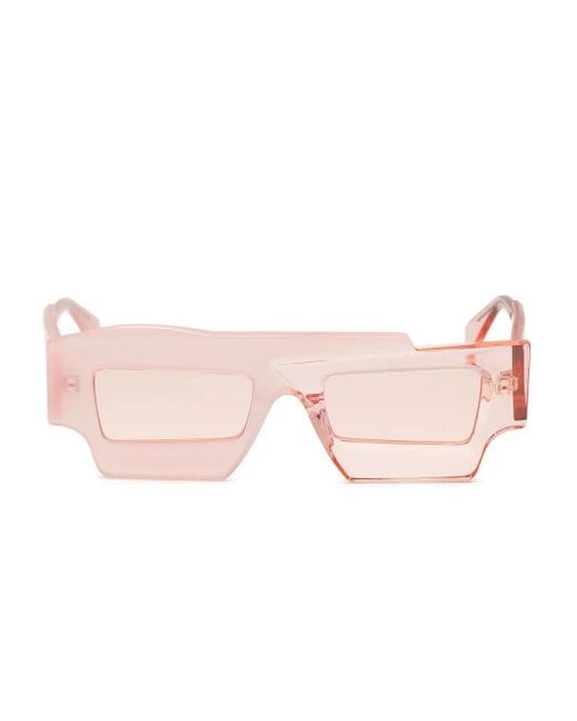 Kuboraum Sun Mask Zonnebril in het Pink