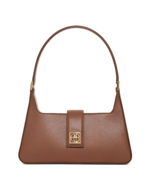 Anine Bing Brown Lou Schultertasche
