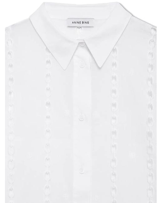 Anine Bing White Marianne Dress