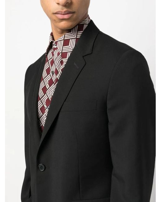 Paul Smith Black Single-Breasted Suit for men