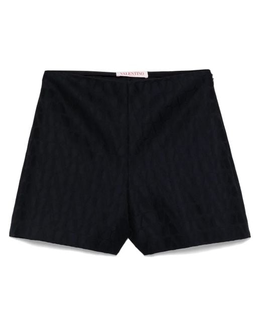Valentino Garavani トワル イコノグラフ ショートパンツ Black