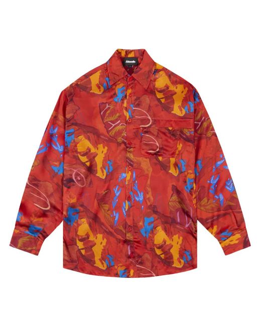 Ahluwalia Red Buki Shirt for men