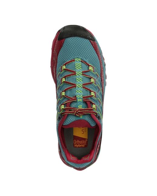 La Sportiva White Mesh-Panelled Logo-Print Sneakers