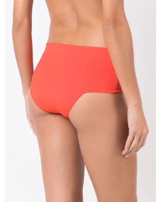 Slip Bikini A Vita Alta di Clube Bossa in Red