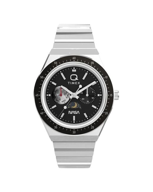 Timex Gray X Nasa The Q Collection 40Mm Watch for men