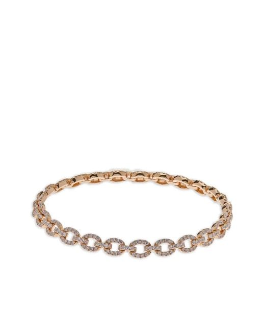 Jewels Aficionado Multicolor 18K Rose Diamond Link Bracelet