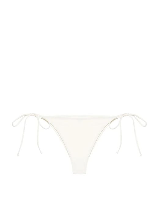 Mc2 Saint Barth White Marielle Bikini Bottoms