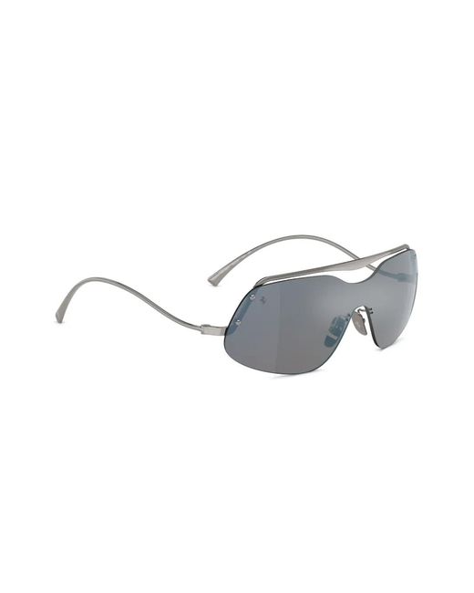 Ferrari Blue Oversized Frame Sunglasses