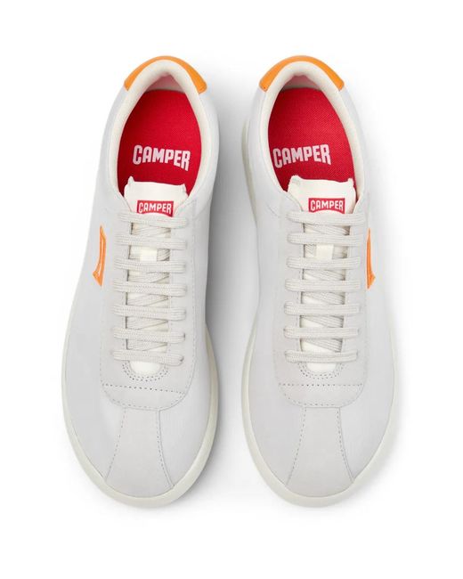 Camper White Pelotas Xl Contrast-Heel Sneakers for men