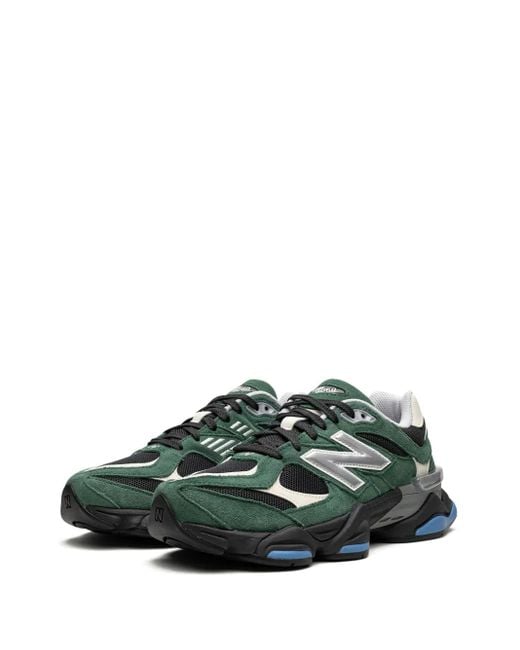 New Balance Green 9060 Low-Top Sneakers