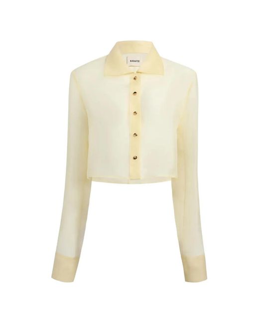 Khaite White Jasen Top