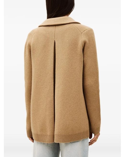 Ba&sh Natural Double-Breasted Cardigan