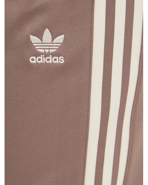 Adidas Natural 3-Stripe Logo Track Pants
