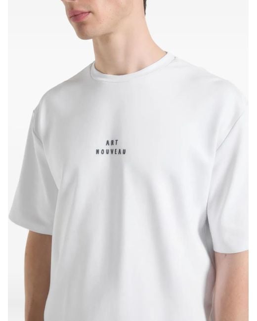 メンズ Manière De Voir Art Nouveau Tシャツ White