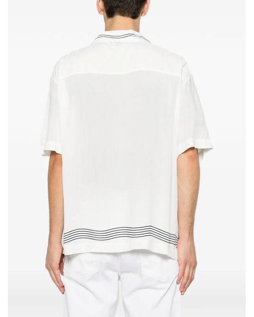 Boss White Short-Sleeves Shirt for men