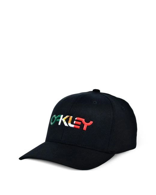 Oakley Black B1B Metallic Destination Baseball Cap for men