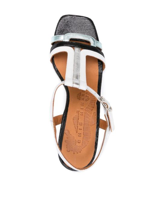 Chie Mihara Black Piyata 95mm Sandals