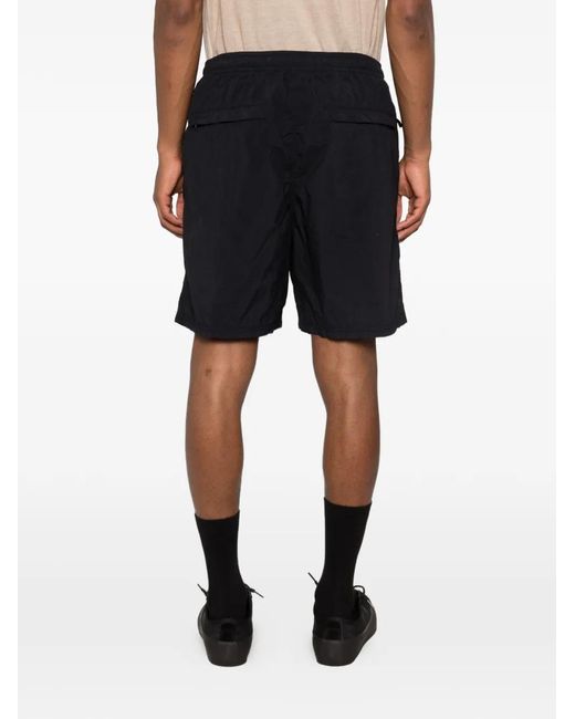 Stone Island Blue B100006 Nylon Ghost Comfort-Fit Mid-Length Swim Shorts for men
