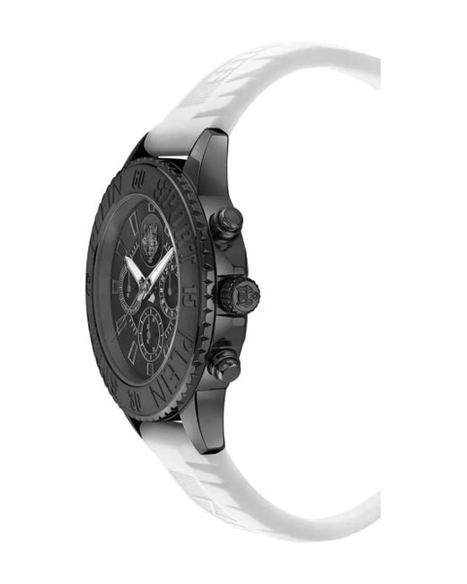 メンズ Philipp Plein Glam Chrono 44mm 腕時計 Black