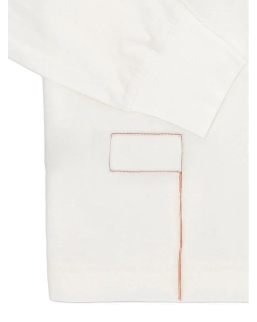 Fortela White Coraliemp Long-Sleeve T-Shirt